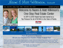 Tablet Screenshot of mattandnaomi.com